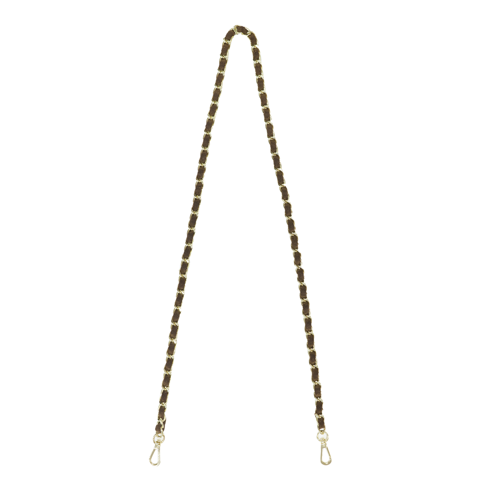 Chaîne Tressée - Daim Chocolat