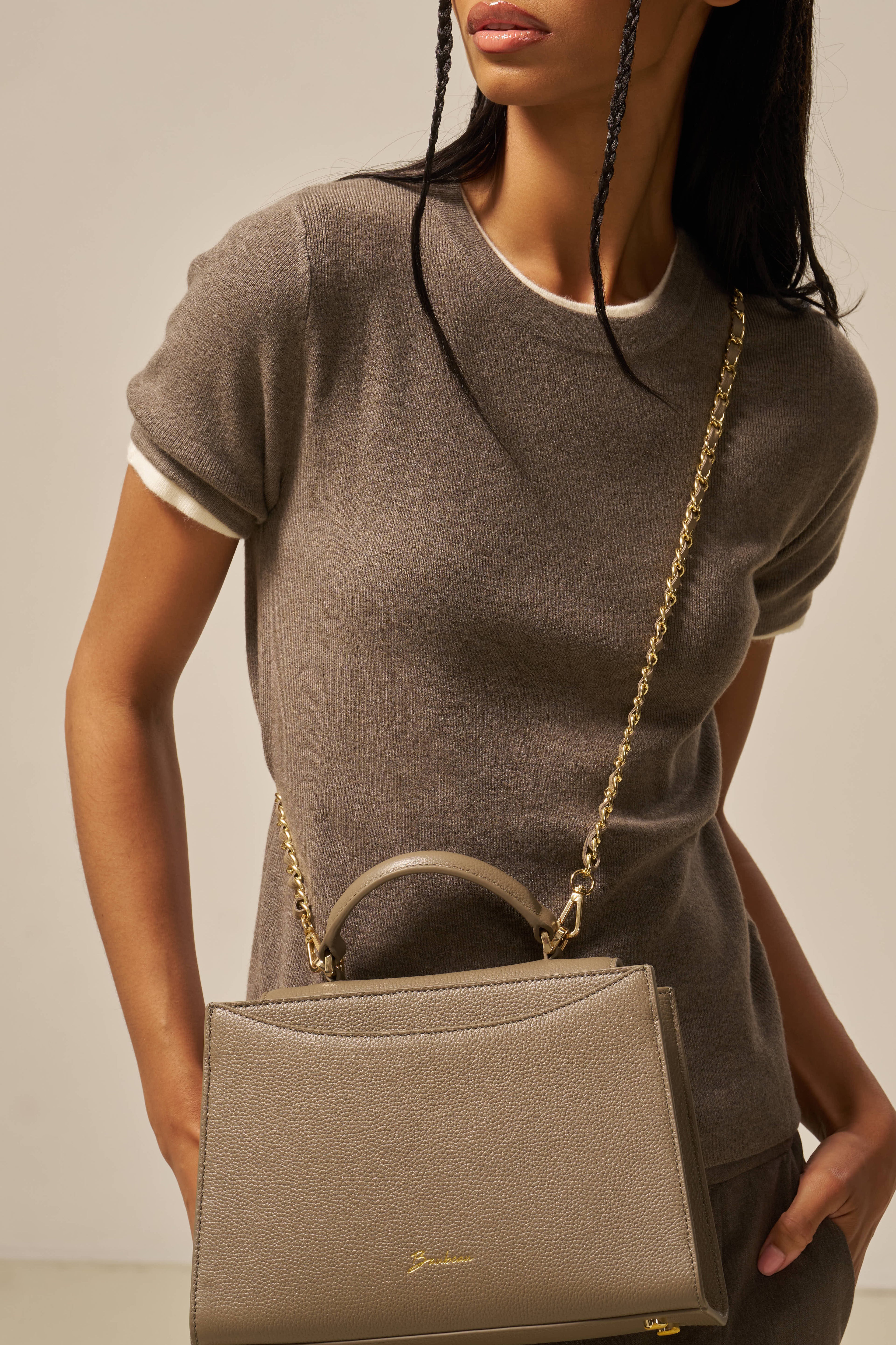 Chaîne Tressée - Taupe