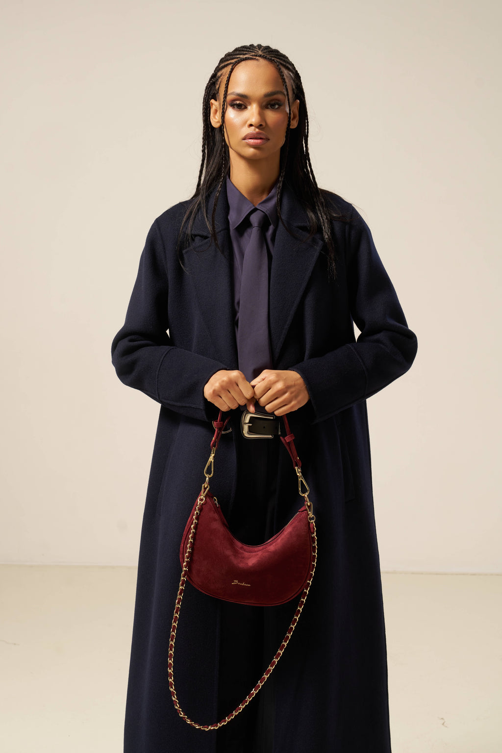 Moon - Daim Burgundy