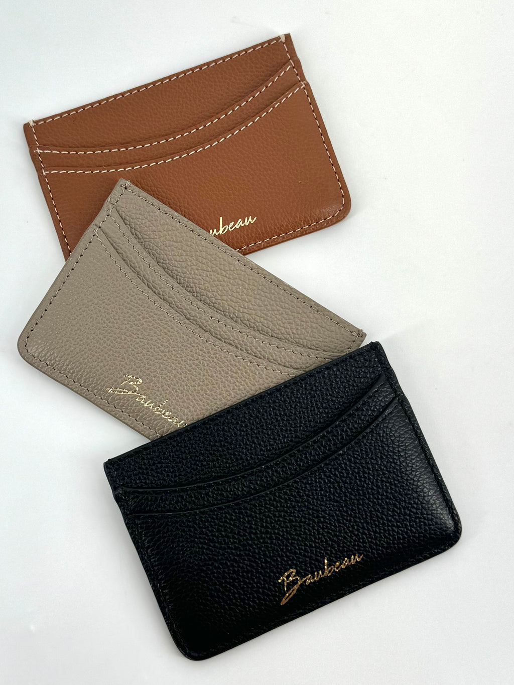 Porte-cartes en cuir - Burgundy