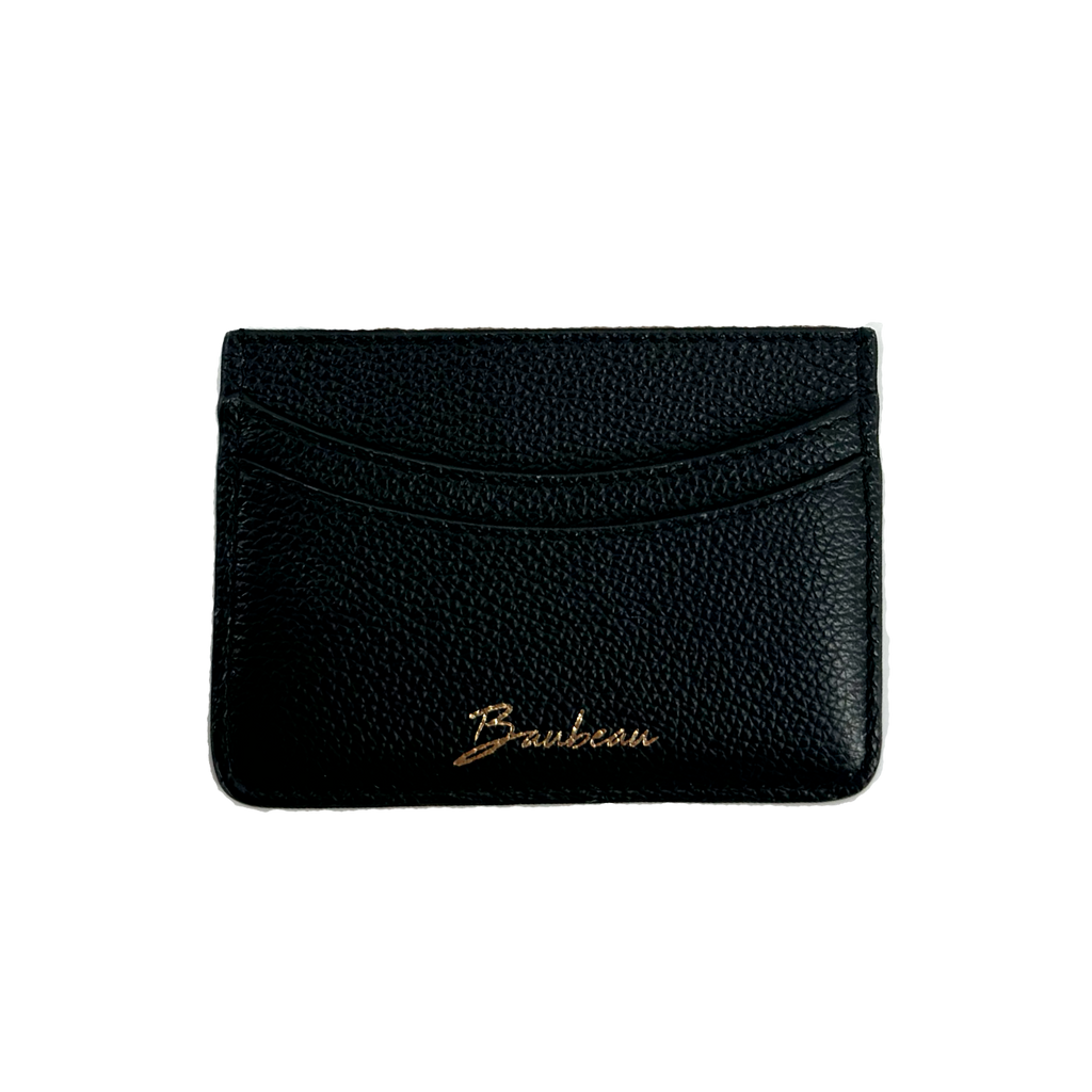 Porte-cartes en cuir - Noir