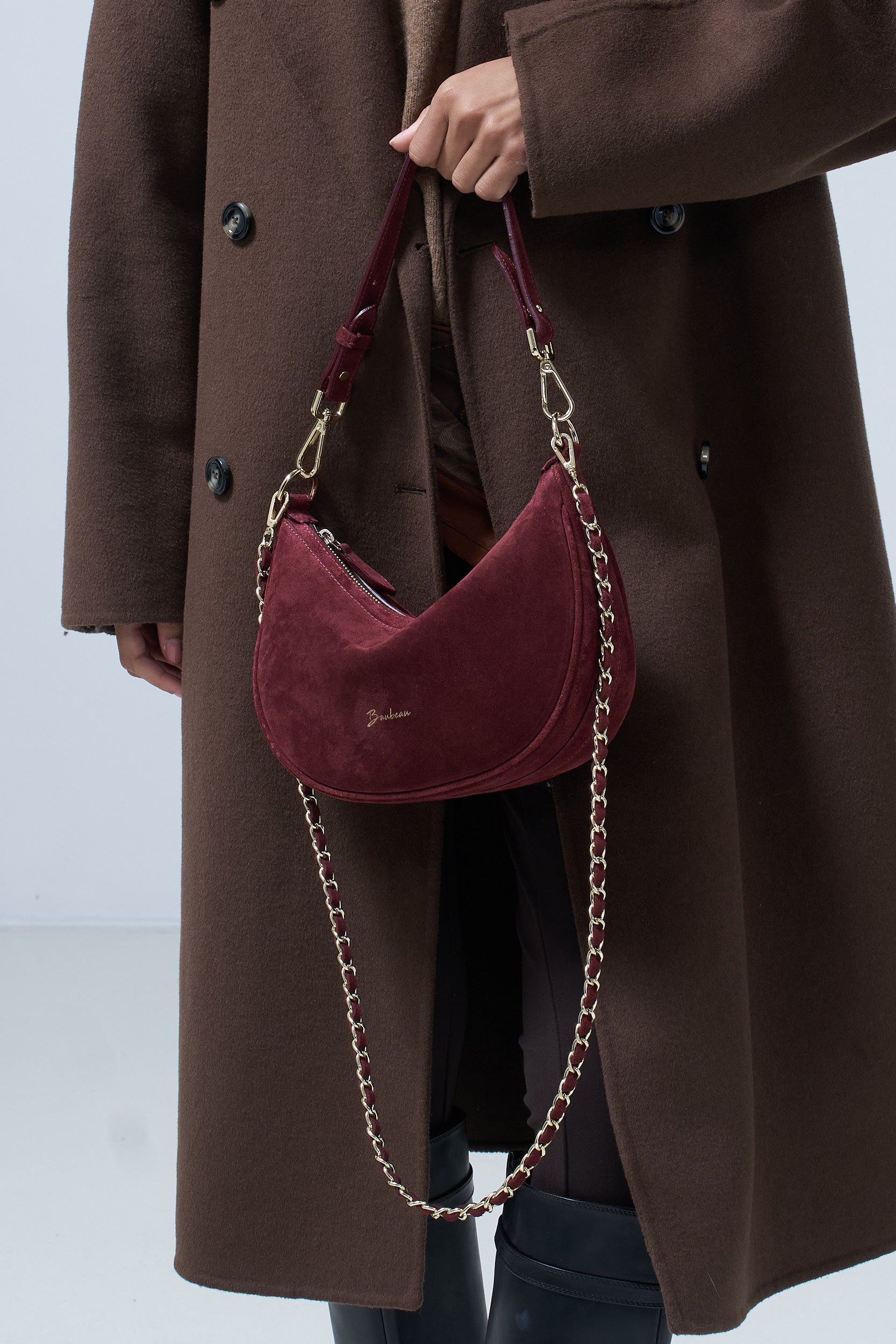 Chaîne Tressée - Daim Burgundy