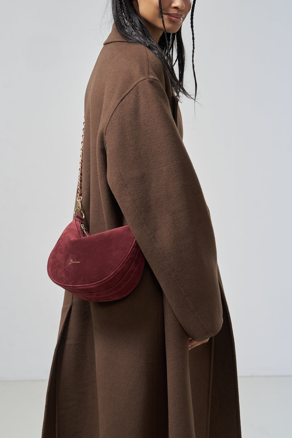 Chaîne Tressée - Daim Burgundy