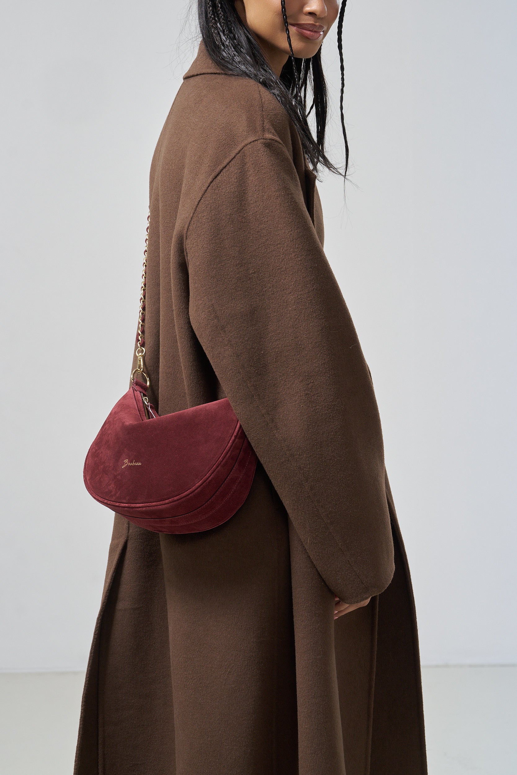 Chaîne Tressée - Daim Burgundy