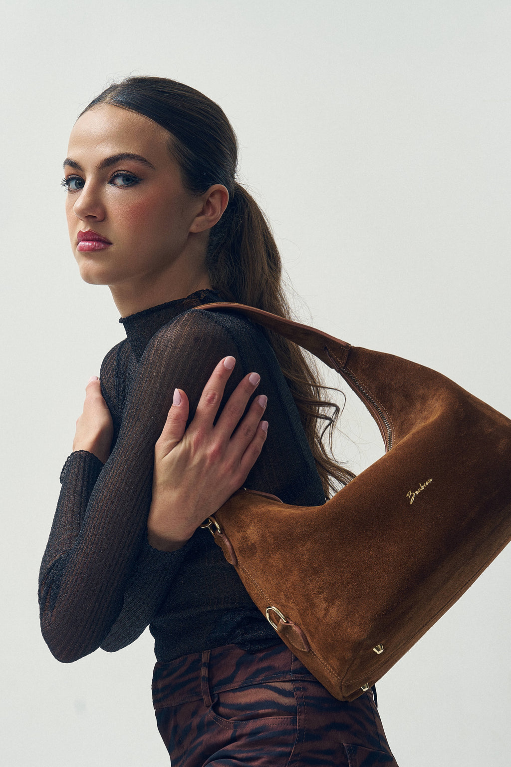 Lafayette Medium - Daim Cognac