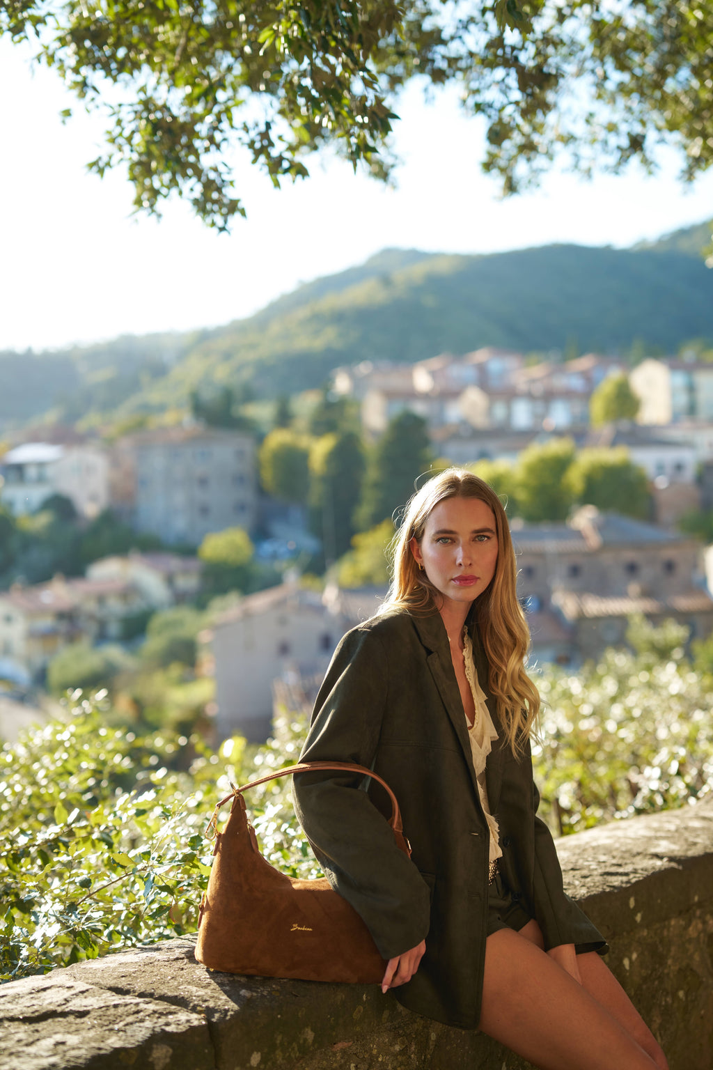 Lafayette Medium - Daim Cognac