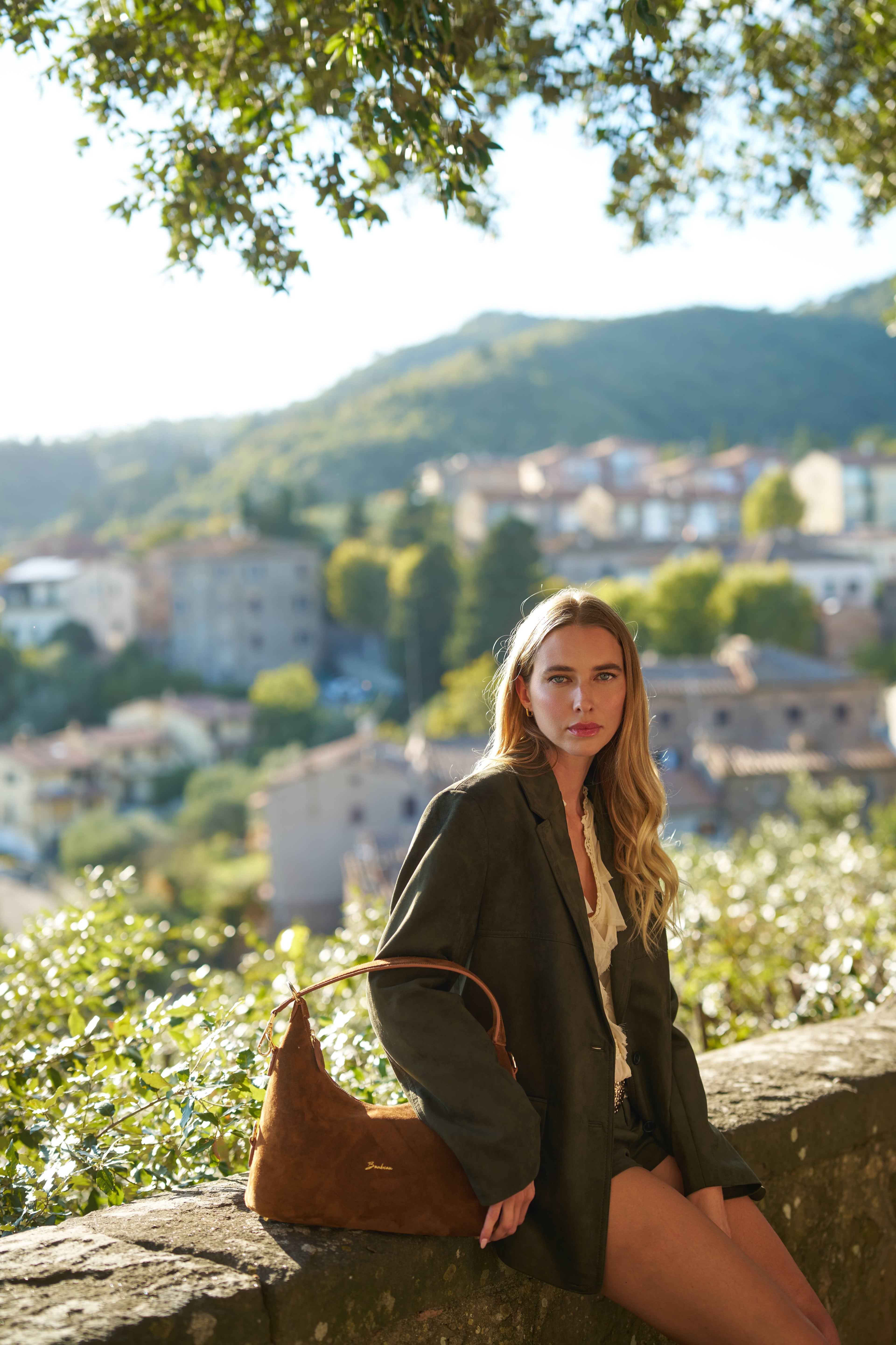 Lafayette Medium - Daim Cognac