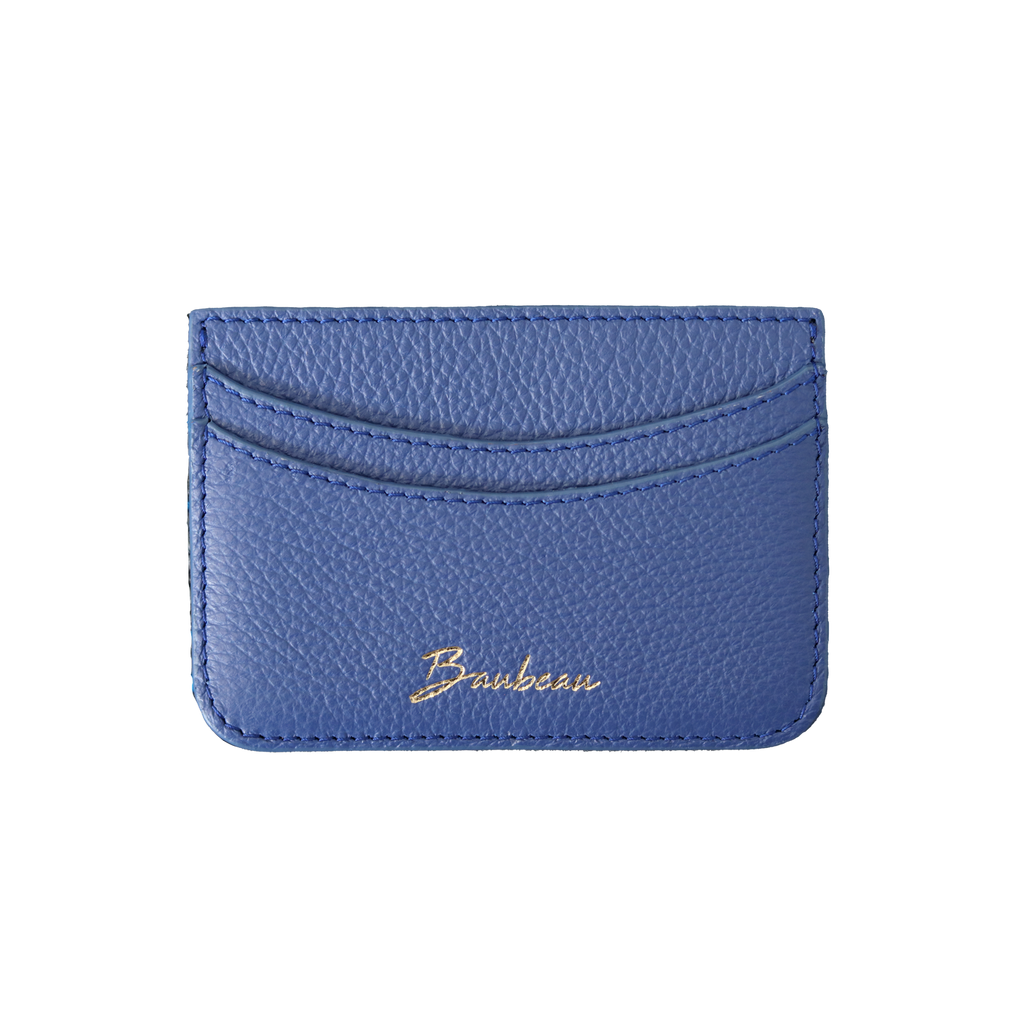 Porte-cartes en cuir - Bleu Klein