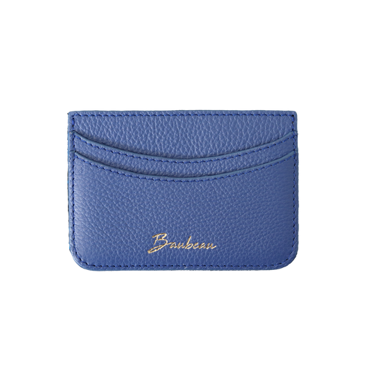 Porte-cartes en cuir - Bleu Klein