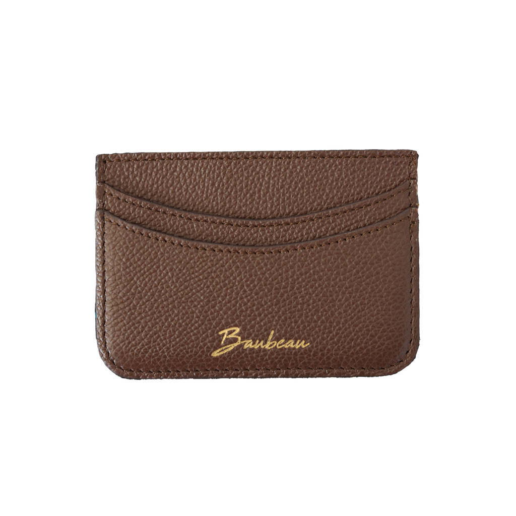 Porte-cartes en cuir - Chocolat