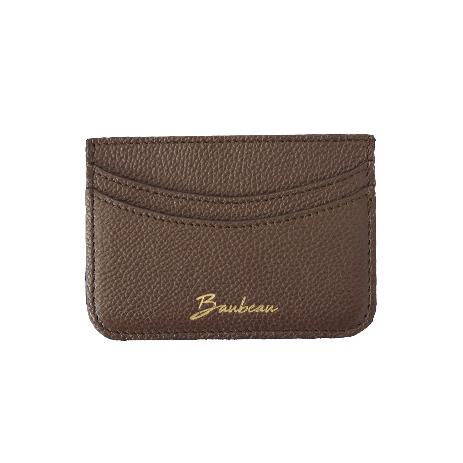 Porte-cartes en cuir - Chocolat