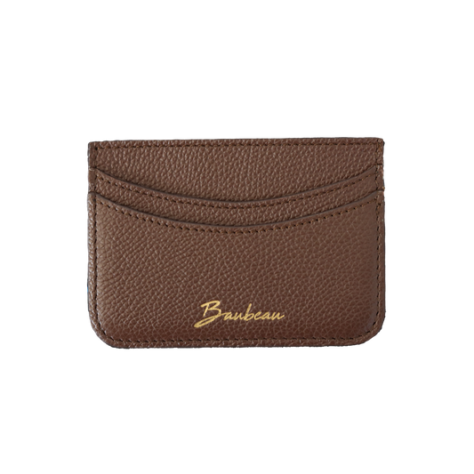 Porte-cartes en cuir - Marron