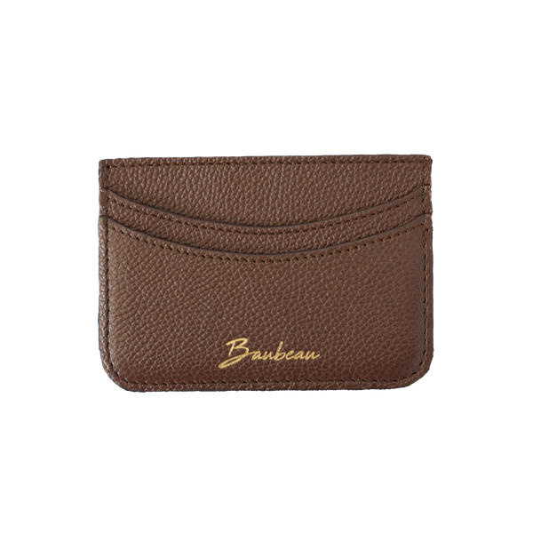 Porte-cartes en cuir - Chocolat