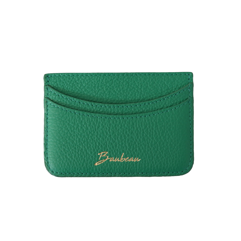 Porte-cartes en cuir - Vert
